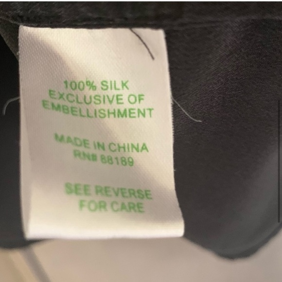 Lilly Pulitzer Silk Black Top - Picture 4 of 8